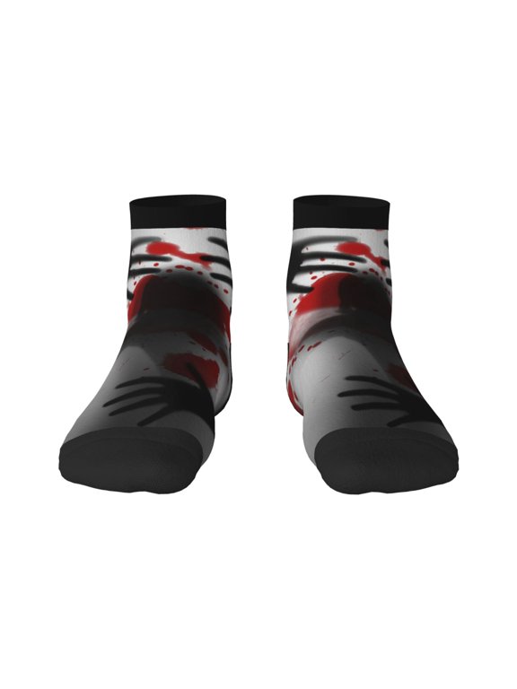 Shadows Behind Print Adult Socks, Crew Moisture-wicking Socks, Unisex Cushion Crew Socks,Casual Sports Ankle Socks