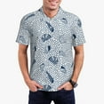 thumbnail image 1 of Fuzoiu Shells And Sand Print Men's Polo Shirts Short Sleeve,Golf Shirts for Men,Mens Golf Shirt Moisture Wicking Quick-Dry-XX-Large, 1 of 6