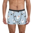 thumbnail image 1 of Fuzoiu Skiing penguin Bear Print Men's Ultra Breathable Underwear,No Riding Up Boxer Briefs with ComfortFlexible Waistband-XX-Large, 1 of 5