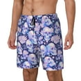 thumbnail image 1 of Fuzoiu Skull star crystal Print Men's Swim Shorts,Quick-Dry Double-Layer Swim Trunks,Board Trunks,Beach Shorts Swimwear Bathing Suits-XX-Large, 1 of 6