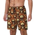 thumbnail image 1 of Fuzoiu Skulls And Hearts Print Men's Swim Shorts,Quick-Dry Double-Layer Swim Trunks,Board Trunks,Beach Shorts Swimwear Bathing Suits-Large, 1 of 6