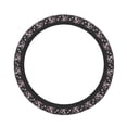 thumbnail image 1 of Fuzoiu Snake And Floral1 Print Elastic Stretch Steering Wheel Cover, Universal 15 Inch Automotive Steering Wheel Cover, Anti-Slip Sweat Absorption Universal Car Accessories for Women Men, 1 of 6