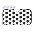 thumbnail image 1 of Fuzoiu Soccer Ball Print Car Windshield Sunshade,Foldable Reflective Sun Visor,Windshield Sun Shade,UV Rays Sun Visor Shade,Auto Front Sun Shield Shade-Small, 1 of 8