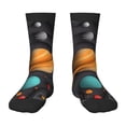 thumbnail image 1 of Fuzoiu Solar System Paper Art Print Kids Socks For Boys Girls,Grip Crew Socks with Non Slip,Lightweight Stretch Crew Socks,Toddlers Crew Boot Socks, 1 of 5