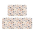 thumbnail image 1 of Fuzoiu South American Animals Print Kitchen Floor Mat 2 Sets,Kitchen Rugs and Mats,,Non Skid Waterproof Kitchen Floor Mat for Kitchen,Home Office,Sink,Laundry, 1 of 6
