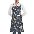thumbnail image 1 of Fuzoiu Space Cars Print Kitchen Cooking Aprons,Kitchen Cooking BBQ Aprons,Chef Apron with 2 Pockets for Men Women,Art Aprons for Painting Pottery Ceramics, 1 of 7