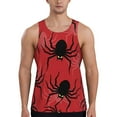 thumbnail image 1 of Fuzoiu Spider Print Men's Workout Tank Tops,Sleeveless Gym Shirt Quick Dry,Fitness Bodybuilding T-Shirt,Muscle Athletic Workout Tee-Large, 1 of 7