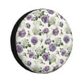 thumbnail image 1 of Fuzoiu Spring Flowers Print Universal Spare Tire Cover with Buckle Strap, Waterproof Wheel Covers for Jeep, Trailer, RV, Truck and All Car-16 inch, 1 of 6