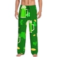 thumbnail image 1 of Fuzoiu St Patrick's Day2 Print Men's Pajama Pants,Lounge Pants for Men,Lounge PJ Bottoms,Sleepwear Pants with Drawstring Pockets -XX-Large, 1 of 6