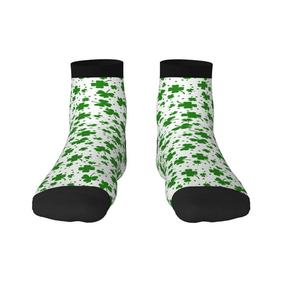 Fuzoiu St Patrick's Day4 Print Adult Socks, Crew Moisture-wicking Socks, Unisex Cushion Crew Socks,Casual Sports Ankle Socks