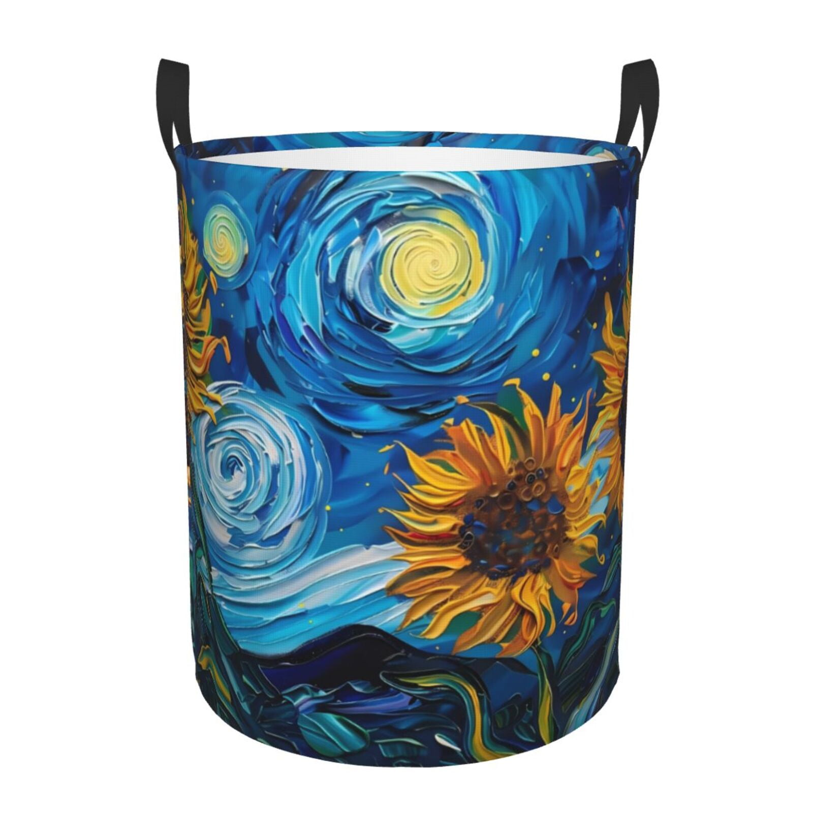 Sunflower With Bird And Butterfly Laundry Basket