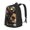 thumbnail image 1 of Fuzoiu Steampunk Squirrel Pilot Print Large Capacity Backpack,Travel Backpack,Laptop Bag,College School Rucksack Bag,for School, Travel & Outdoor Activities, 1 of 6
