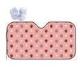 thumbnail image 1 of Fuzoiu Strawberries Print Car Windshield Sun Shade,Block Uv Rays Sunshade,Foldable Front Window Sun Visor Protector for Car,SUV,Truck-Keep Vehicle Cool-Strawberries, 1 of 8