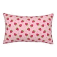 thumbnail image 1 of Fuzoiu Strawberries Print Fuzzy Pillowcases, Super Soft Pillow Case Cover with Zipper for Bedroom, Sofa, Couch,Cozy Pillow Shams for All Seasons-14"x20", 1 of 6
