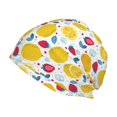 thumbnail image 1 of Fuzoiu Strawberry Lemon Print Winter Beanie Hat for Men & Women,Warm Knit Cap,Women Windproof Watch Hat,Knit Warm Unisex Beanie, 1 of 7