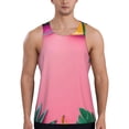 thumbnail image 1 of Fuzoiu Summer Fruits And Sunglasses Print Men's Workout Tank Tops,Sleeveless Gym Shirt Quick Dry,Fitness Bodybuilding T-Shirt,Muscle Athletic Workout Tee-Large, 1 of 7