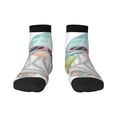 thumbnail image 1 of Fuzoiu Summer Gnome,Cute Gnome Print Adult Socks, Crew Moisture-wicking Socks, Unisex Cushion Crew Socks,Casual Sports Ankle Socks, 1 of 7