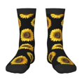 thumbnail image 1 of Fuzoiu Sunflower (2) Print Kids Socks For Boys Girls,Grip Crew Socks with Non Slip,Lightweight Stretch Crew Socks,Toddlers Crew Boot Socks, 1 of 5