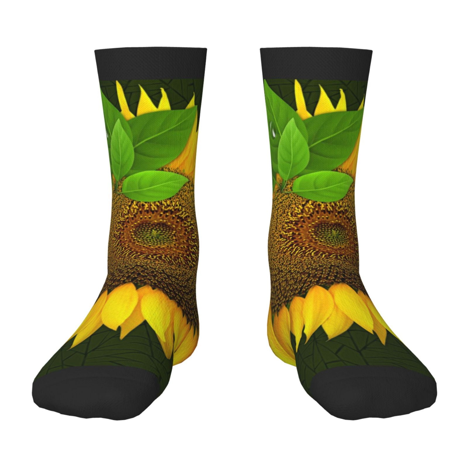 Fuzoiu Sunflower3 Print Kids Socks For Boys Girls,Grip Crew Socks with ...