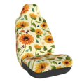 thumbnail image 1 of Fuzoiu Sunflowers And Butterflies Print Elastic Car Seat Covers, Seat Cover Protector,Universal Fit Interior Covers for Most Cars,Washable Seat Cover Non Slip for SUV,Sedan,Van, 1 of 5