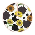 thumbnail image 1 of Fuzoiu Sunflowers Country Print Christmas Tree Skirt,Xmas Christmas Decorations,Xmas Tree Mat for Farmhouse Holiday New Years Home Party Decor Tree Rugs-36", 1 of 6