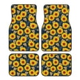 thumbnail image 1 of Fuzoiu Sunflowers Print Carpet Floor Mats for Car,Car Foot Mat Set,Universal Fit 4 Piece Mat Pad Set,Fits Most Cars Trucks Vans Sedans SUV Auto Carpet Mat Se, 1 of 7