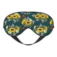 thumbnail image 1 of Fuzoiu Sunflowers Print Sleep Masks,Eye Masks with Adjustable Strap for Sleeping,Night Eye Shade for Women Men,Eye Cover for Full Night's Sleep, Travel and Nap, 1 of 7