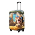 thumbnail image 1 of Fuzoiu Sunglasses Beach Kittens Print Suitcase Cover,Washable Luggage Covers for Suitcase,Elastic Luggage Protector Cover,Scratch Resistant Travel Suitcase Covers-Small, 1 of 7