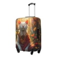 thumbnail image 1 of Fuzoiu Sunshine Flower Meditating Cat Print Suitcase Cover,Washable Luggage Covers for Suitcase,Elastic Luggage Protector Cover,Scratch Resistant Travel Suitcase Covers-Medium, 1 of 7