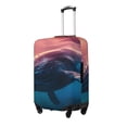 thumbnail image 1 of Fuzoiu Sunshine Ocean Whale Print Suitcase Cover,Washable Luggage Covers for Suitcase,Elastic Luggage Protector Cover,Scratch Resistant Travel Suitcase Covers-Large, 1 of 7