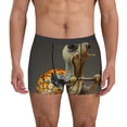 thumbnail image 1 of Fuzoiu Surreal Weightlifting Snail Print Men's Ultra Breathable Underwear,No Riding Up Boxer Briefs with ComfortFlexible Waistband-X-Large, 1 of 5