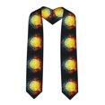 thumbnail image 1 of Fuzoiu Tennis Ball In Fire And Water Print Graduation Sash,Graduation Stole,Unisex Adult Graduation Stole Shawl 91" Long,for Academic Commencements Shawl-Sharp Corner, 1 of 7