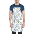 thumbnail image 1 of Fuzoiu Tennis Rackets And Balls Print Adjustable Waterproof Apron with Pockets,Waterproof Apron for Cooking, Gardening, and Art Projects, 1 of 8