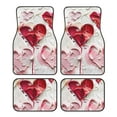 thumbnail image 1 of Fuzoiu Textured Heart Abstract Art Print Carpet Floor Mats for Car,Car Foot Mat Set,Universal Fit 4 Piece Mat Pad Set,Fits Most Cars Trucks Vans Sedans SUV Auto Carpet Mat Se, 1 of 7