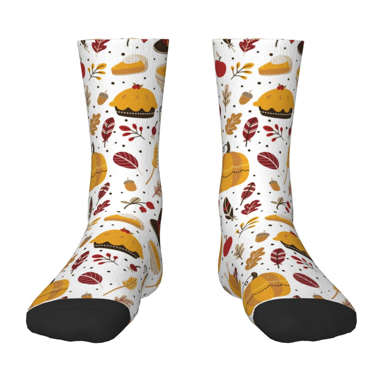 Fuzoiu Thanksgiving Print Kids Socks For Boys Girls,Grip Crew Socks ...