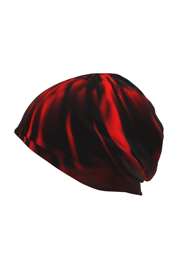 The Red Head Skull Print Winter Beanie Hat for Men & Women,Warm Knit Cap,Women Windproof Watch Hat,Knit Warm Unisex Beanie