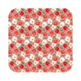 thumbnail image 1 of Fuzoiu Tomatoes Print Leather Coasters Set,Drink Coasters Set of 6,for Tabletop Protection, Durable PVC Coasters,Home Décor and Housewarming Gift,Square, 1 of 7