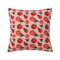 thumbnail image 1 of Fuzoiu Tomatoes Print Square Pillow Cover,Hidden Zipper Design,Luxury Square Pillow Case, Throw Pillow,Couch Cushion-26"x26", 1 of 6