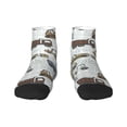 thumbnail image 1 of Fuzoiu Tractor and Dumper Print Adult Socks, Crew Moisture-wicking Socks, Unisex Cushion Crew Socks,Casual Sports Ankle Socks, 1 of 7