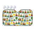 thumbnail image 1 of Fuzoiu Train With Animals Print Car Windshield Sunshade,Foldable Reflective Sun Visor,Windshield Sun Shade,UV Rays Sun Visor Shade,Auto Front Sun Shield Shade-Small, 1 of 8