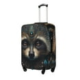 thumbnail image 1 of Fuzoiu Tribal Style Raccoon Print Suitcase Cover,Washable Luggage Covers for Suitcase,Elastic Luggage Protector Cover,Scratch Resistant Travel Suitcase Covers-Large, 1 of 7