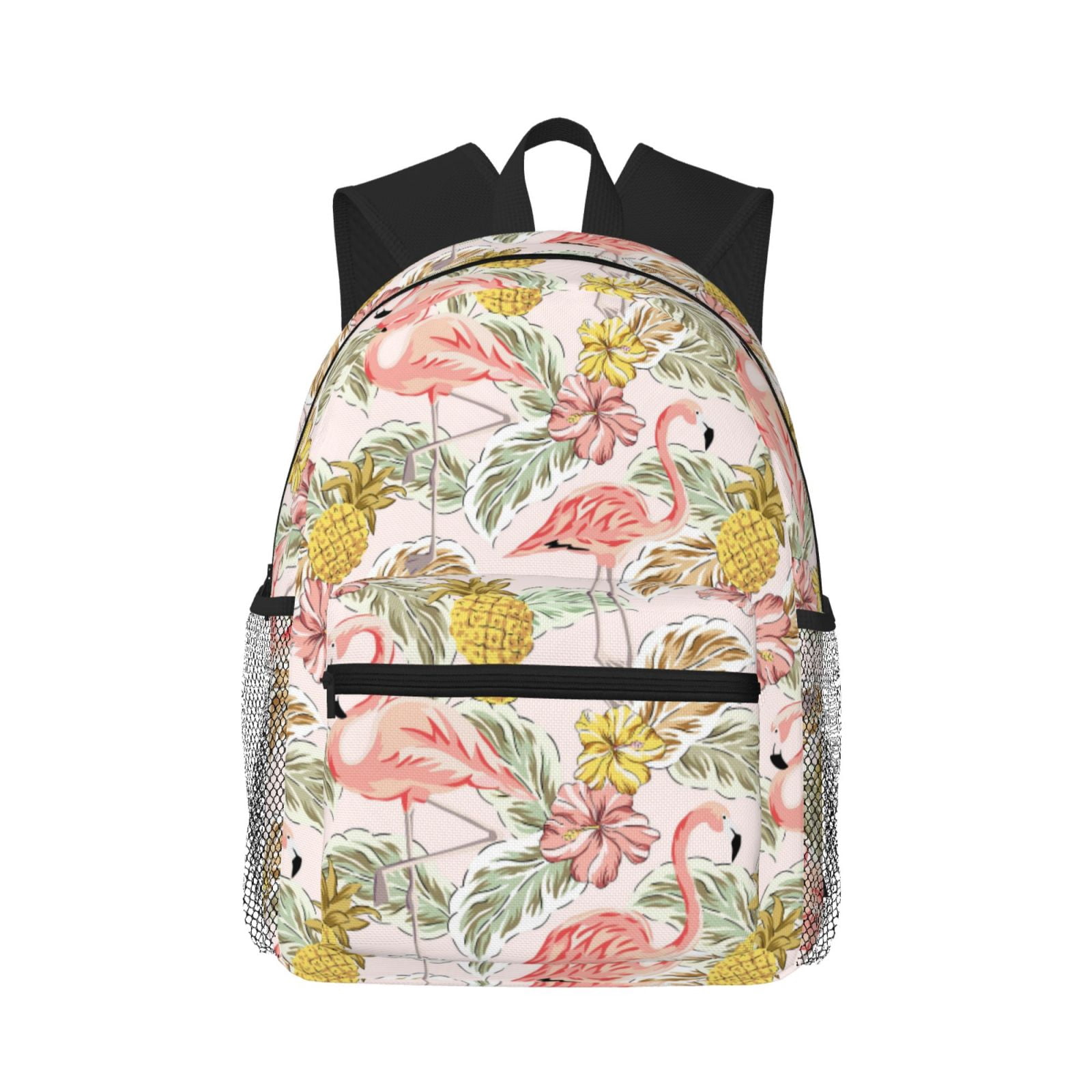 backpack with 17 laptop pocket flamingo pink pinea LIGHT FLIGHT Travel for Women, 17.3 inches, Base Material SIMPLY SOUTHERN FLAMINGO NEOPRENE BACKPACK