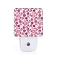 thumbnail image 1 of Fuzoiu Tulips Flowers Print Dusk to Dawn LED Night Light with Light Sensor, Energy-Efficient Touch-Safe Night Lamp for Home, Office, and Kids' Rooms-EU, 1 of 7