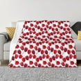 thumbnail image 1 of Fuzoiu Tulips Flowers Print Flannel Blanket,Throw Blanket,Flannel Home Decor,Fleece Bed Blankets,Cozy Soft Blanket for Bed, Sofa, Camping, and Travel-60"x50", 1 of 6