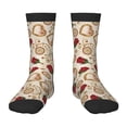 thumbnail image 1 of Fuzoiu Valentine'S Day Rose Print Kids Socks For Boys Girls,Grip Crew Socks with Non Slip,Lightweight Stretch Crew Socks,Toddlers Crew Boot Socks, 1 of 5