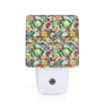 thumbnail image 1 of Fuzoiu Vegan1 Print Dusk to Dawn LED Night Light with Light Sensor, Energy-Efficient Touch-Safe Night Lamp for Home, Office, and Kids' Rooms-US, 1 of 7