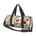 thumbnail image 1 of Fuzoiu Vegetables Print Travel Bag, Large Capacity Travel Bag, Sports Gym Bag, Travel Duffel Bag, Weekender Overnight Bag for Women and Man, 1 of 6