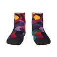 thumbnail image 1 of Fuzoiu Vibrant Abstract Flow Print Adult Socks, Crew Moisture-wicking Socks, Unisex Cushion Crew Socks,Casual Sports Ankle Socks, 1 of 7