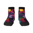 thumbnail image 1 of Fuzoiu Vibrant Abstract Flow Print Adult Socks, Crew Moisture-wicking Socks, Unisex Cushion Crew Socks,Casual Sports Ankle Socks, 1 of 7