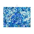 thumbnail image 1 of Fuzoiu Vibrant Blue Floral Print Absorbent, Reversible Microfiber Dish Drying Mat for Kitchen, Dish Drying Pad for Dishes, Utensils, Pots and Pans, Extra Large 18 Inch x 24 Inch, 1 of 7
